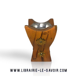 Brûleur de bakhoor en bois  - petite taille