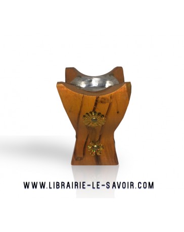Brûleur de bakhoor en bois  - petite taille