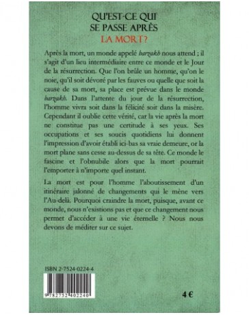 Qu'est ce qui se passe après la mort? SHEIKH RAFI'UDDIN