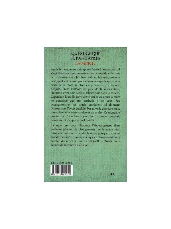 Qu'est ce qui se passe après la mort? SHEIKH RAFI'UDDIN