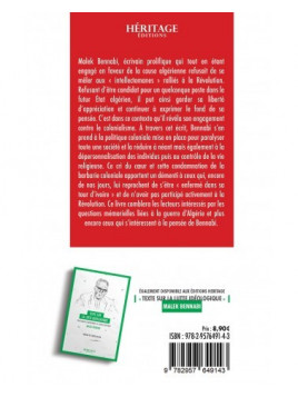 Témoignage sur la Guerre de Libération - Malek Bennabi - Éditions Héritage