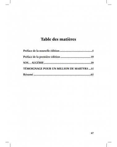 Témoignage sur la Guerre de Libération - Malek Bennabi - Éditions Héritage