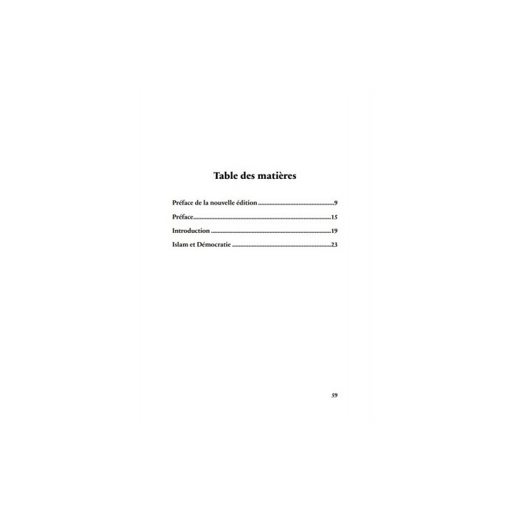 Islam et Démocratie - Malek Bennabi - Héritage Éditions