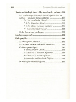Le roman réformiste musulman d'expression française en Algérie (1919-1939) -Nadhim Chaouche- Héritage éditions
