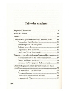 Les principes de l'Etat et du gouvernement en islam- Muhammad Assad - Edition Héritage