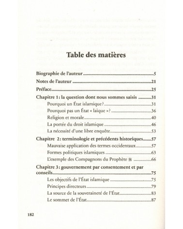 Les principes de l'Etat et du gouvernement en islam- Muhammad Assad - Edition Héritage