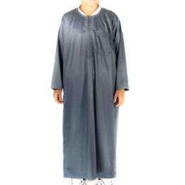 Qamis Enfant / Ado - Manches longues  - gris foncé - Atlas