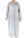 Qamis Enfant / Ado -manches  longues  - gris clair - Atlas