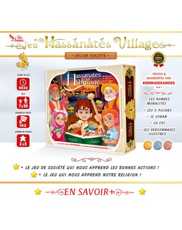 Jeu De Société Hassanates Village (De 7 À 99 Ans) - Sana Kids
