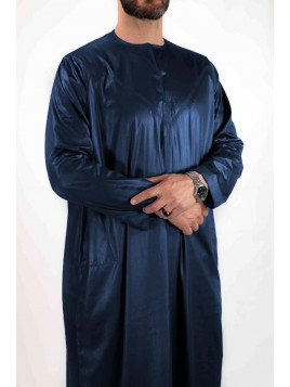 Qamis Emirati - Precious - Bleu marine- Custom Qamis