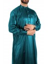 Qamis Saoudien vert bleuté