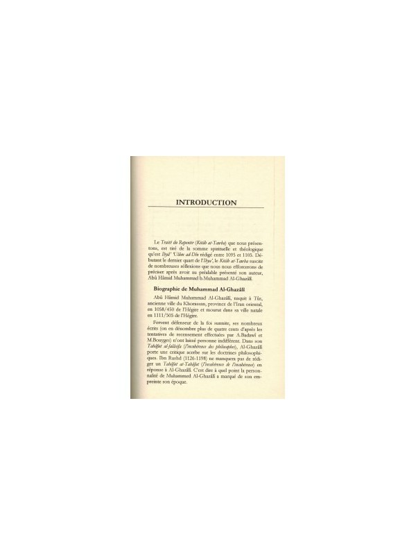 Vigilance du cœur et examen de conscience - Al-Ghazâlî - Al Bouraq