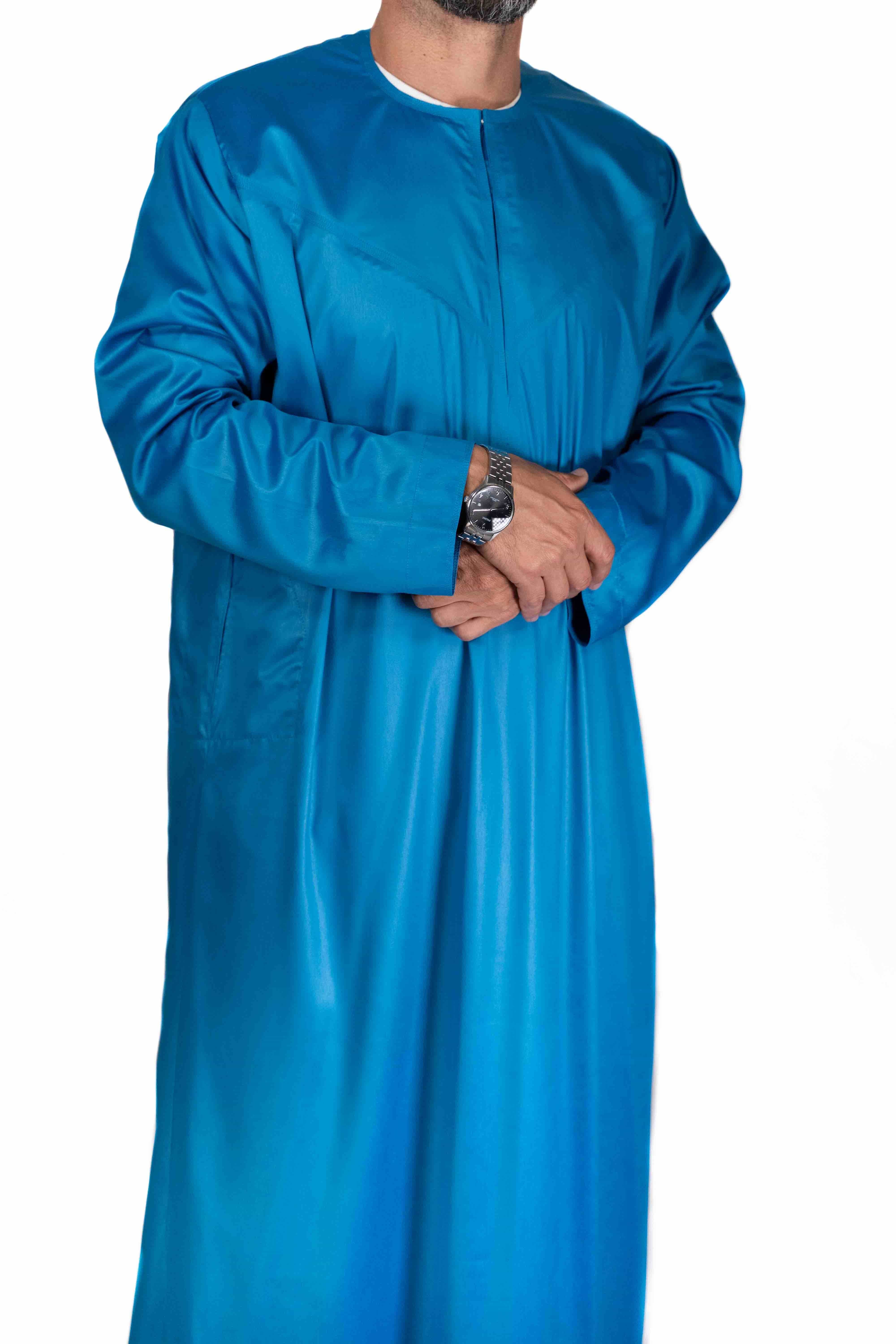 Qamis Emirati - Precious - Bleu clair