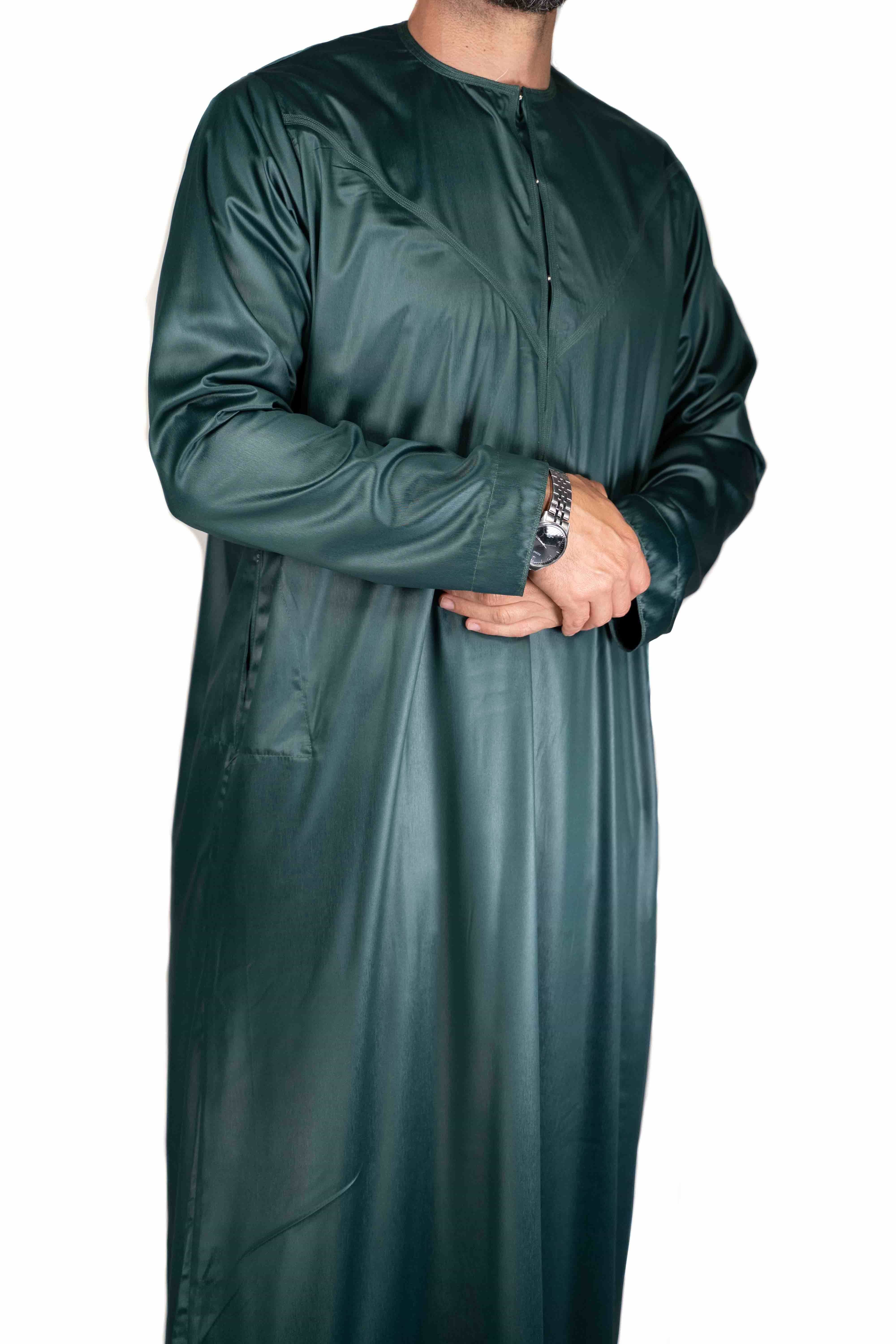 Qamis Emirati - Precious - Vert