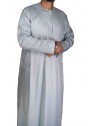 Qamis Emirati - Precious - Gris clair
