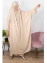 Jilbab 2 Pièces Serwal  - Beige 137 -  Wool Peach - El Bassira