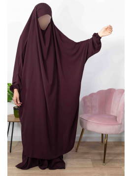 Jilbab 2 Pièces Jupe prune...