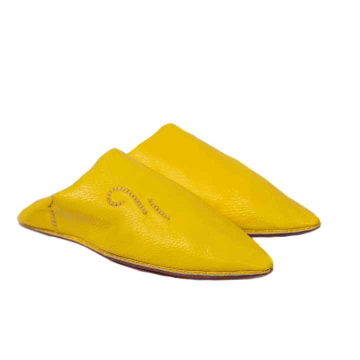 Babouche homme - Jaune