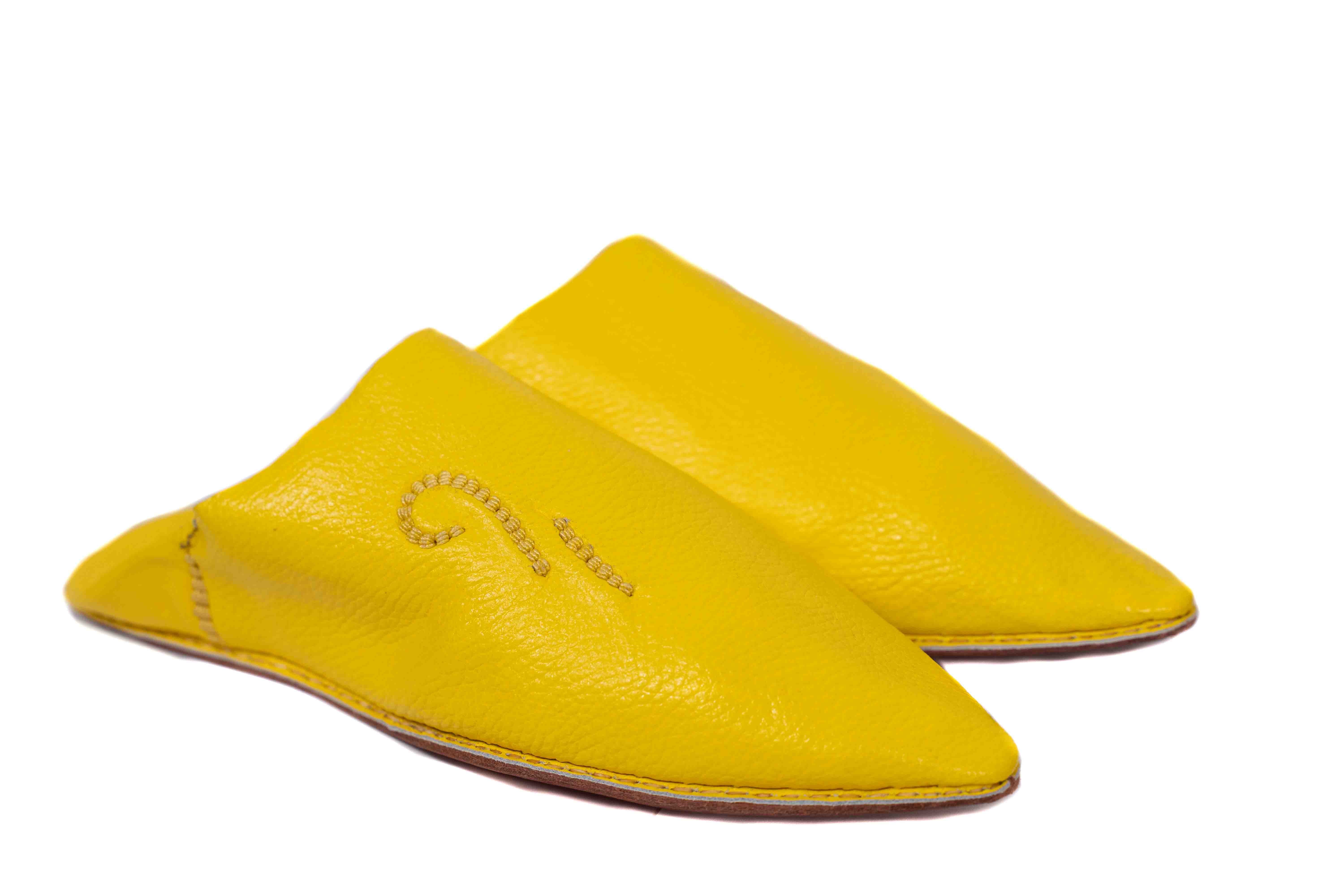 Babouche homme - Jaune
