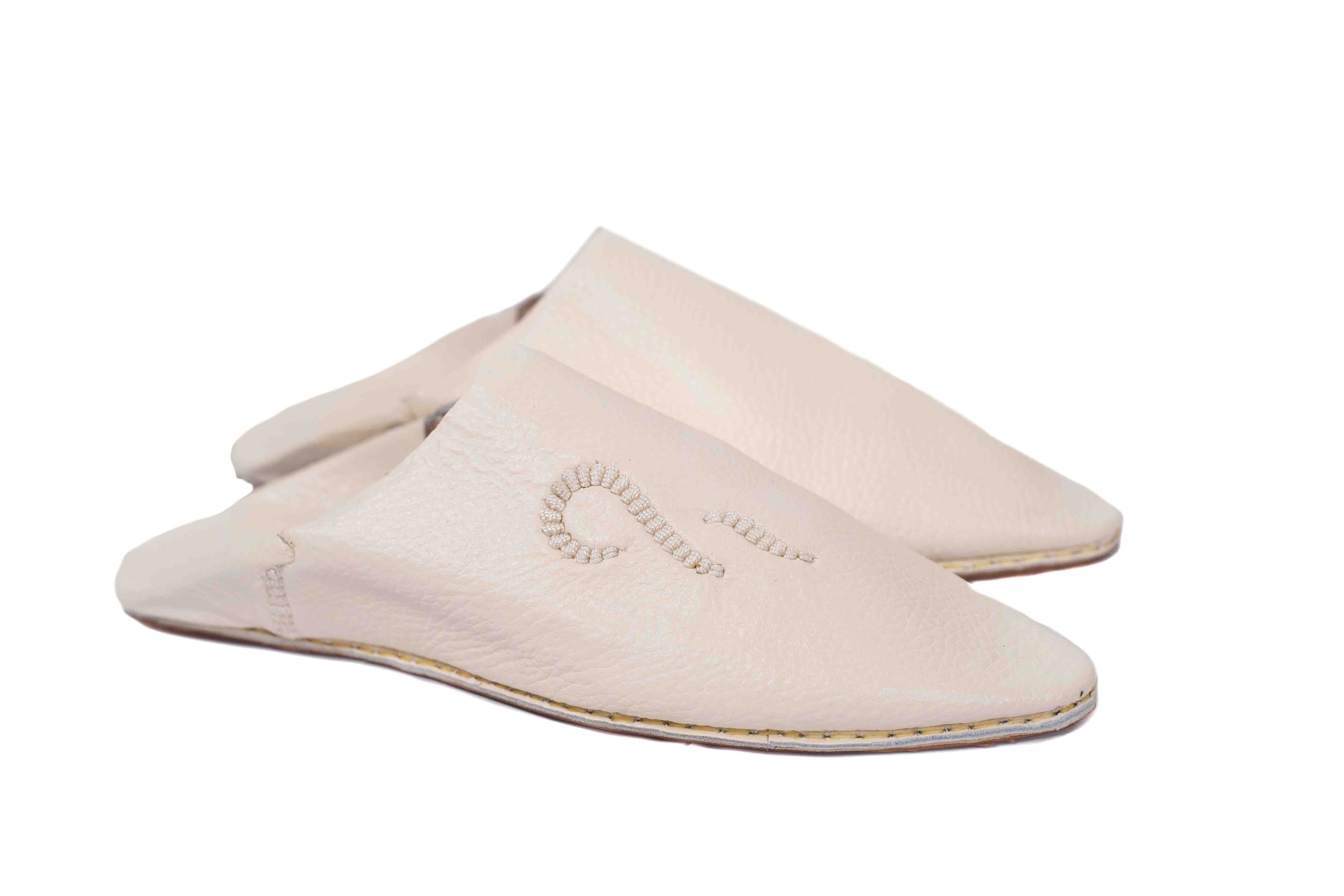 Babouche homme - Créme
