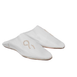 Babouche homme - Blanc