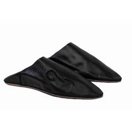 Babouche homme - Noir