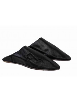 Babouche homme - Noir