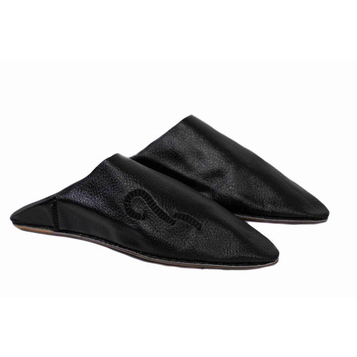 Babouche homme - Noir