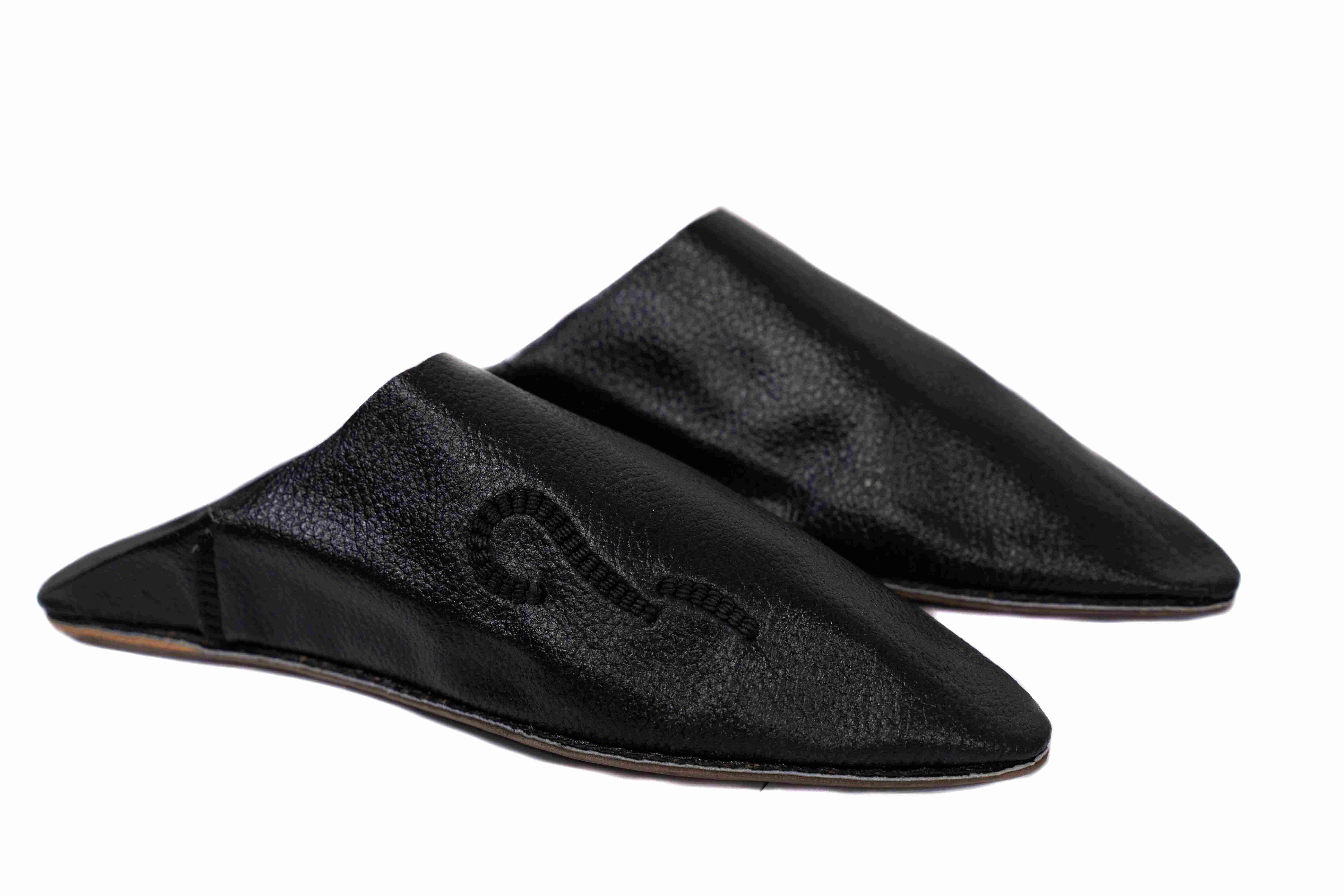 Babouche homme - Noir