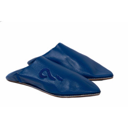 Babouche homme -Bleu