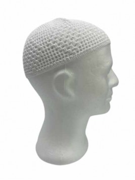 Chéchia simple blanche