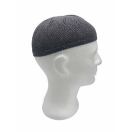 Chéchia simple gris foncé