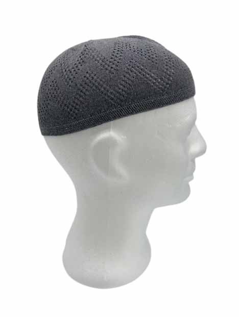Chéchia simple gris foncé