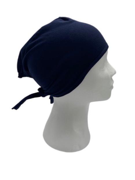 Bonnet Hijab Bleu marin 100% coton