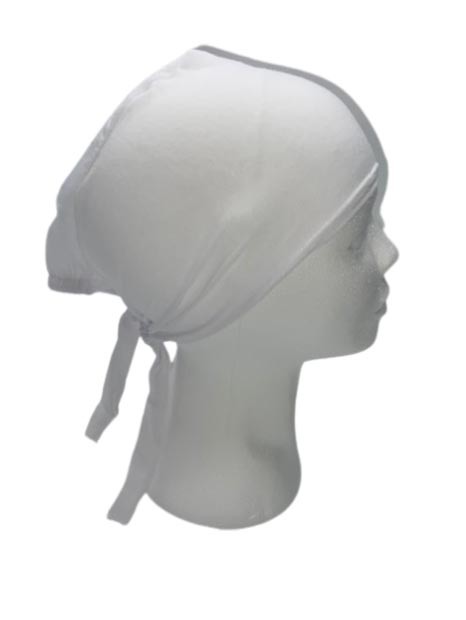 Bonnet Hijab Blanc 100% coton
