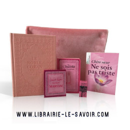 Coffret Cadeau Tapis / Coran rose