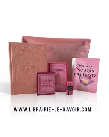 Coffret Cadeau Tapis / Coran rose