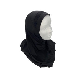Hijab Enfant 3/8 ANS Noir