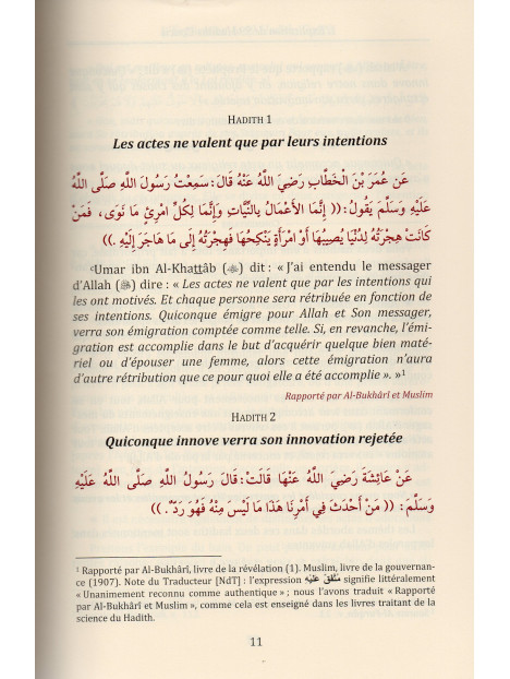 L'Explication De 99 Hadiths Concis