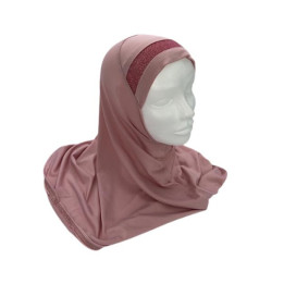 Hijab Enfant 3/8 ANS Rose