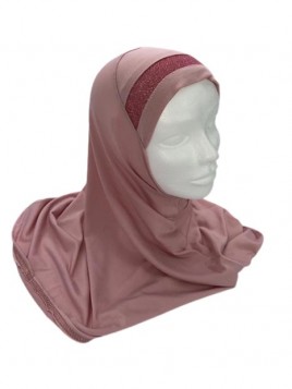 Hijab Enfant 3/8 ANS Rose...