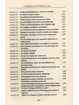 L'Explication De 99 Hadiths Concis