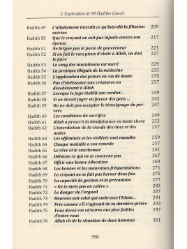L'Explication De 99 Hadiths Concis