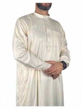 Qamis Saoudien Blanc cassé...
