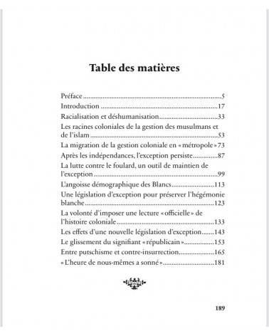 Réflexions sur le racisme systémique et l'exception coloniale Youssef Girard éditions Héritage