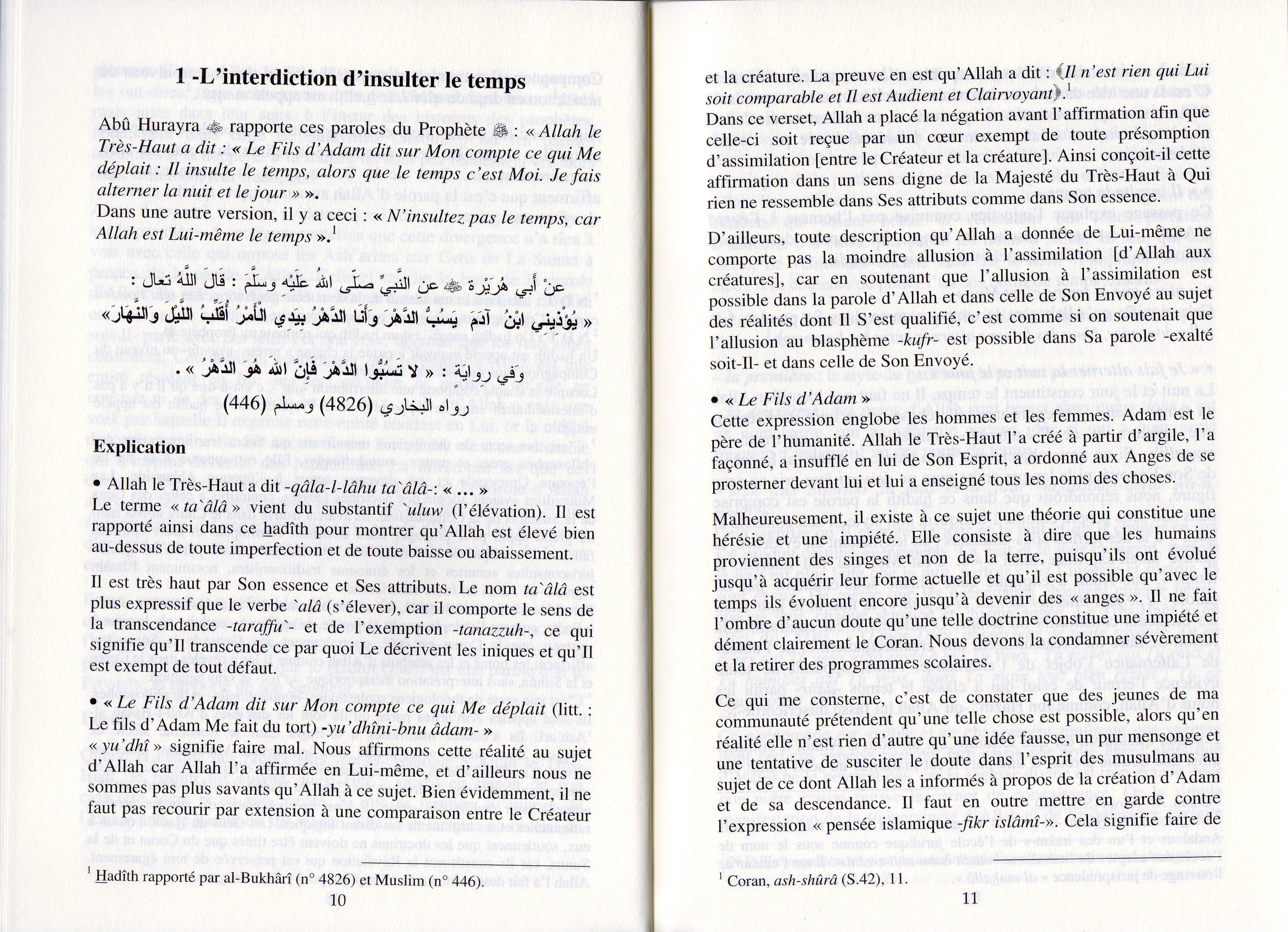 Au Coeur des Hadiths Divins