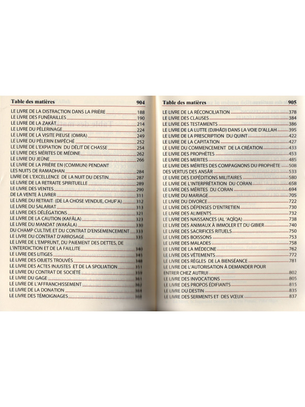 Le Petit Sahîh Al-Boukhârî (Arabe/Français)