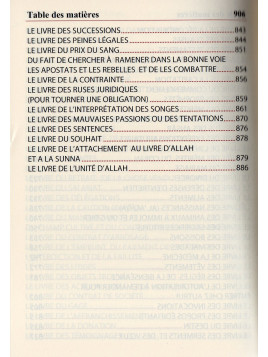 Le Petit Sahîh Al-Boukhârî (Arabe/Français)