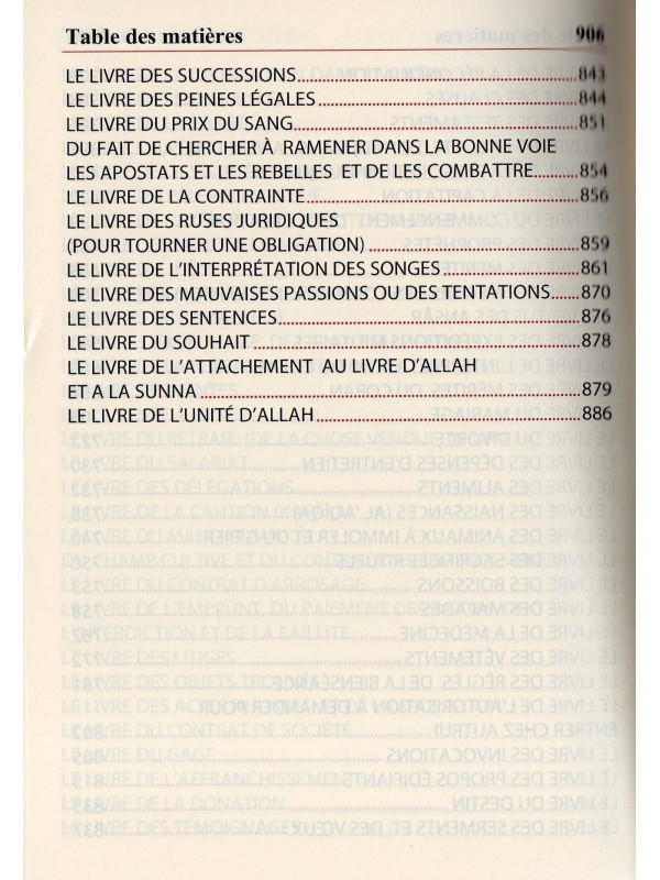 Le Petit Sahîh Al-Boukhârî (Arabe/Français)