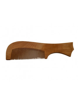Peigne pour barbe en bois